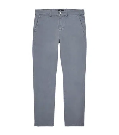 7 For All Mankind Slimmy Tapered Chinos In Blue