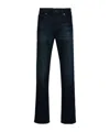 7 For All Mankind Slimmy Tapered Jeans In Black