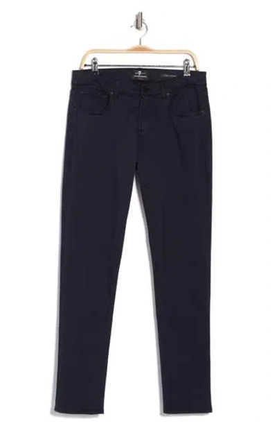 7 For All Mankind Slimmy Tapered Jeans In Emea Blue