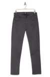 7 For All Mankind Slimmy Tapered Jeans In Gunmetal