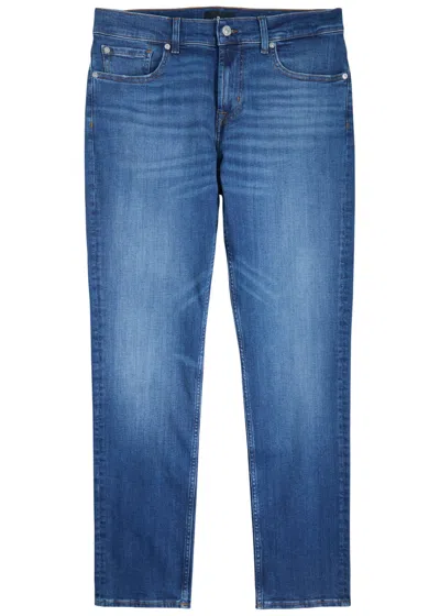7 For All Mankind Slimmy Tapered-leg Jeans