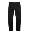 7 For All Mankind Slimmy Tapered Lux Performance Plus Jeans In Black