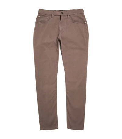 7 For All Mankind Slimmy Tapered Luxe Performance Plus Chinos In Grey