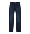 7 For All Mankind Slimmy Tapered Luxe Performance Plus Jeans In Navy