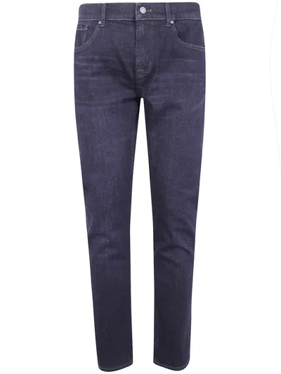 7 For All Mankind "slimmy Tapered Oak" Jeans Clothing In Blue