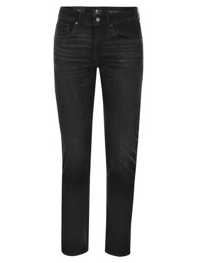 7 FOR ALL MANKIND 7 FOR ALL MANKIND SLIMMY TAPERED SKINNY MEDIUM WAISTED JEANS