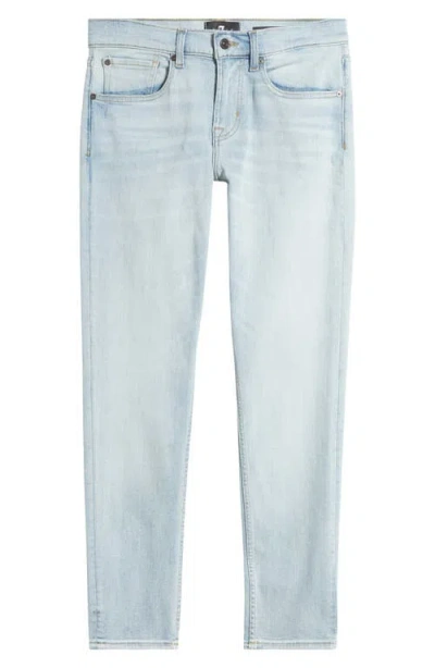 7 For All Mankind Slimmy Tapered Stretch Cotton Jeans In Move Up