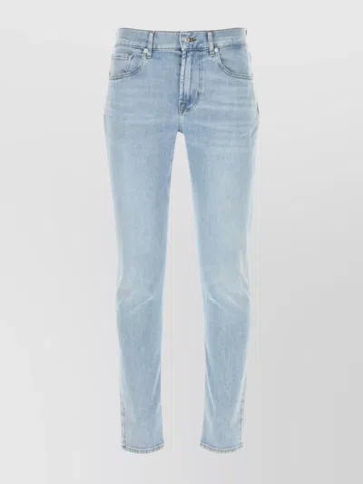 7 FOR ALL MANKIND SLIMMY TAPERED STRETCH DENIM JEANS