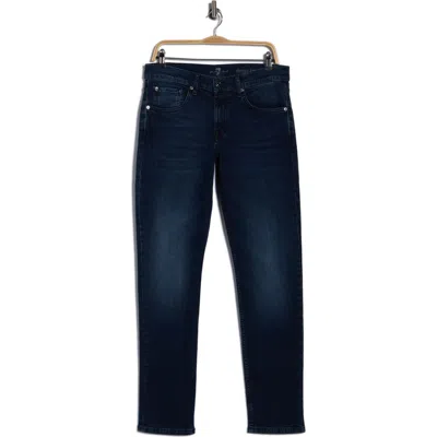 7 For All Mankind Slimmy Tapered Stretch Jeans In Blue