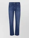 7 For All Mankind Slimmy Tapered Trousers Rivet Accents