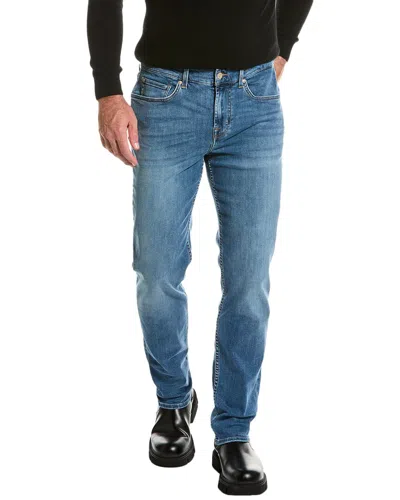 7 For All Mankind Slimmy Tonal Rinse Slim Leg Jean In Blue