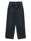 7 For All Mankind Belt Loop Jeans In Black