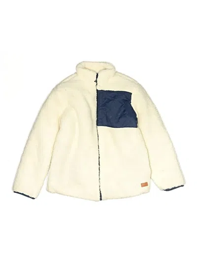 Pre-owned 7 For All Mankind Kids' Snow Jacket In Ivory