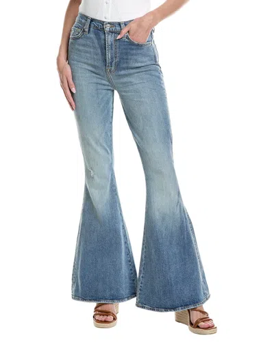 7 For All Mankind Soho Light High-rise Ali Classic Flare Jean In Blue