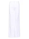 7 For All Mankind Soleil Jo High-waisted Jeans In White