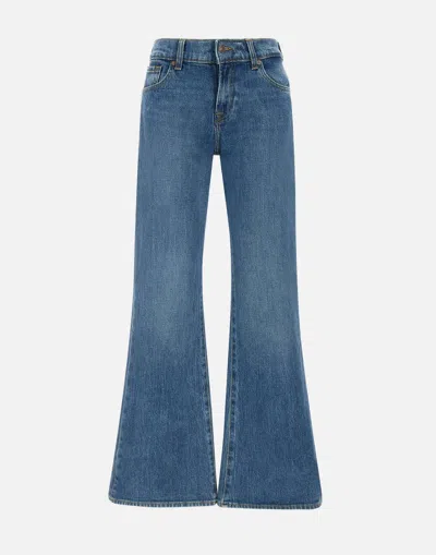 7 For All Mankind Spencer Flare Jasper Blue Jeans