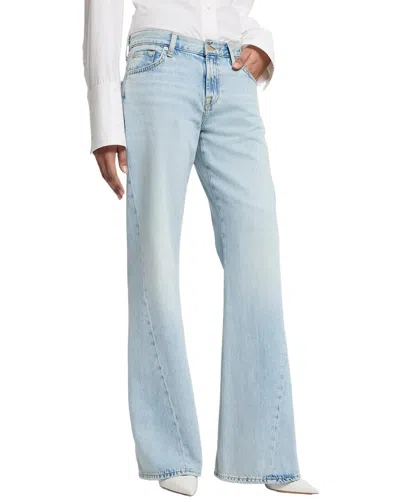 7 For All Mankind Spencer Flare Jean In Blue
