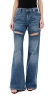 7 For All Mankind Spencer Flare Jeans Weekend In Weekend