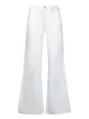 7 For All Mankind Willow High Rise Wide Leg Jeans In Linen Ostuni In White