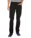 7 For All Mankind Luxe Performance Slimmy Slim Fit Jeans In Black In Silver