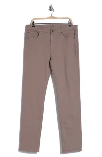 7 For All Mankind Squiggle Slim Fit Pants In Charcoal Grey