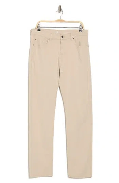 7 For All Mankind Squiggle Slim Fit Pants In Khaki