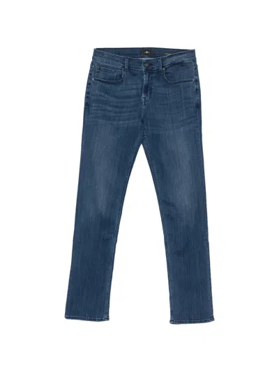 7 For All Mankind Standard Jeans In Blue