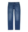 7 For All Mankind Standard Straight Jeans In Blue