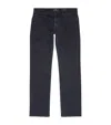 7 For All Mankind Standard Straight Jeans In Navy