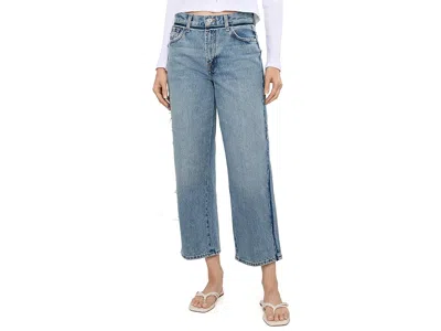 7 For All Mankind Stovepipe Straight Ankle In Sapphire Dust Women's Jeans Sapphire Dust: 25 28 In Blue