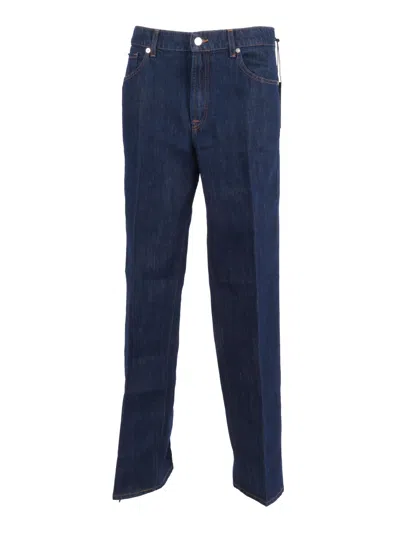 7 For All Mankind Stovepipe Straight In Blue