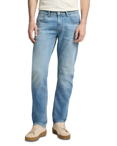 7 For All Mankind Straight Fit Jeans In Formentera In Blue