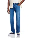 7 For All Mankind Standard Luxe Performance Regular-fit Straight-leg Stretch-denim Jeans In Pitch