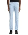 7 For All Mankind Straight Fit Jeans In Studio Blue In Studio Blue