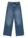 7 For All Mankind Zoey High Waist Wide Leg Jeans In Blue