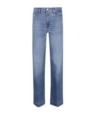 7 For All Mankind Straight-leg Jeans In Blue