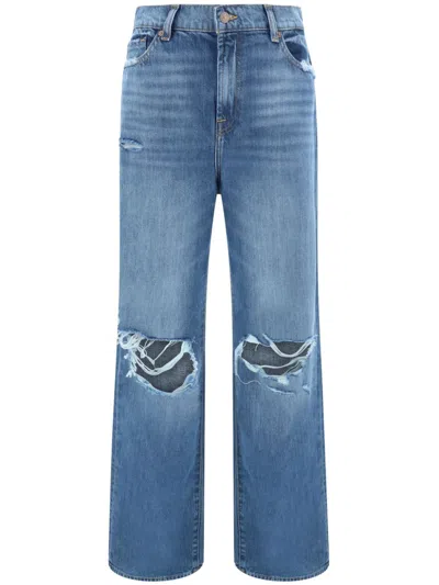 7 FOR ALL MANKIND STRAIGHT-LEG JEANS