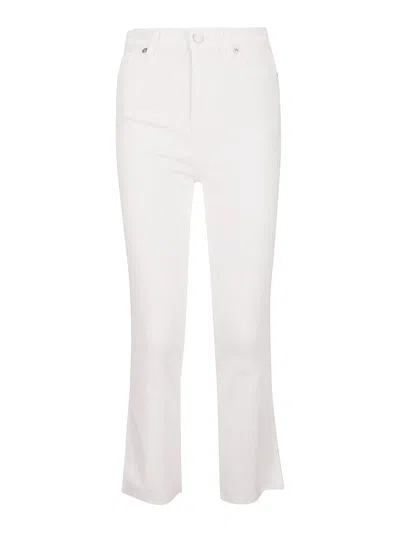 7 For All Mankind Straight Leg Jeans In White