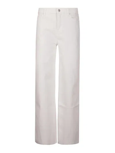 7 For All Mankind Straight Leg Jeans In White