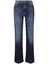 7 For All Mankind Straight-leg Jeans With Slightly Flared Hem