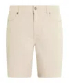 7 For All Mankind Straight Shorts In Nude
