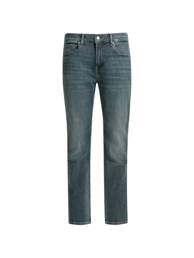 7 For All Mankind Straight-leg Jeans In Blue