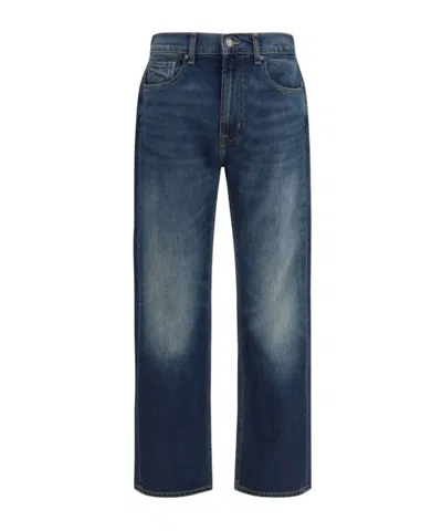 7 For All Mankind Straight-leg Jeans In Blue
