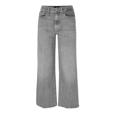 7 For All Mankind Straight-leg Jeans In Gray