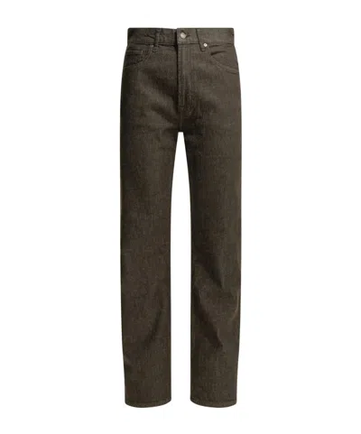 7 For All Mankind Straight-leg Trousers In Brown