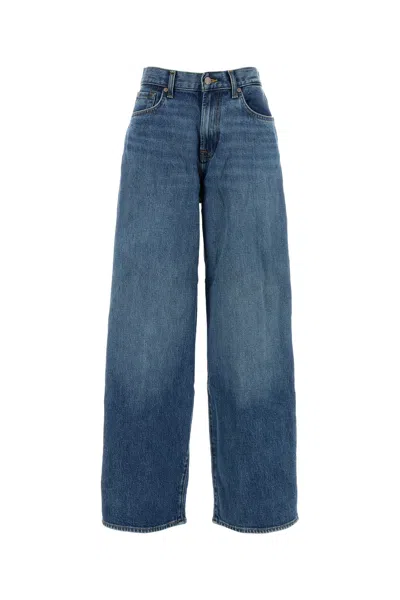 7 FOR ALL MANKIND STRETCH DENIM JASPER WIDE-LEG JEANS