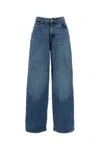 7 For All Mankind Crystal-embellished Low Slung High-rise Jeans In Midblue