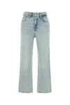 7 For All Mankind Ultra High Rise Jo Cropped Jeans In Sandalwood In Light Blue