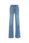 7 For All Mankind High-rise Wide-leg Jeans In Lightblue