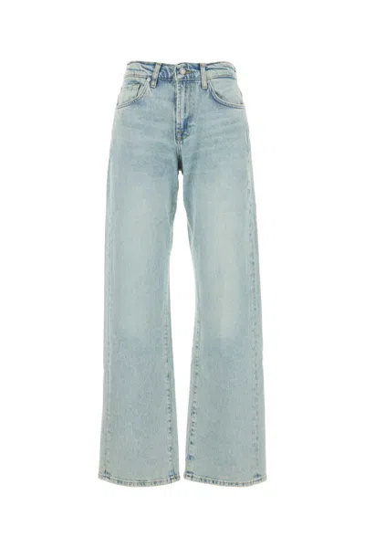 7 For All Mankind Stretch Denim Tess Jeans In Lightblue